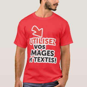 Imprimer vos designs en ligne DIY en Français T-Shirt