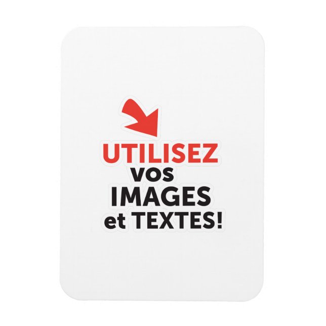 Imprimer vos konzepts en ligne en français magnet (Vertikal)