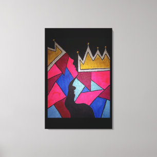 Imprimez le canevas de sécurité Queen