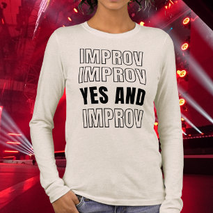 IMPROV JA und Improvisation Comedy Tri-Blend Shirt