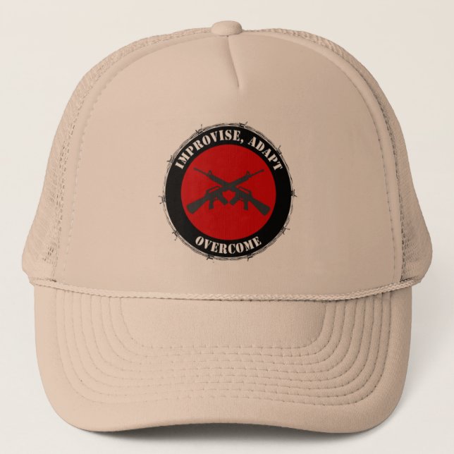 Improvisez, adaptez, surmontez le casquette (Devant)