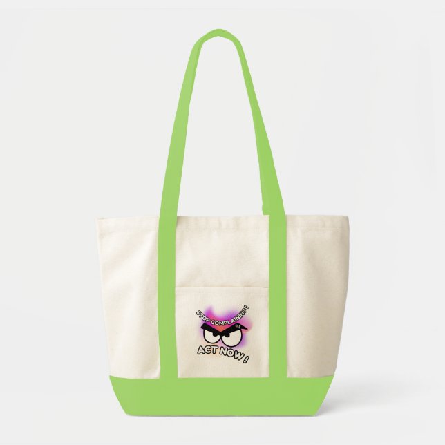 Impulse Tasche: Jetzt handeln (Limon) Tragetasche (Vorne)
