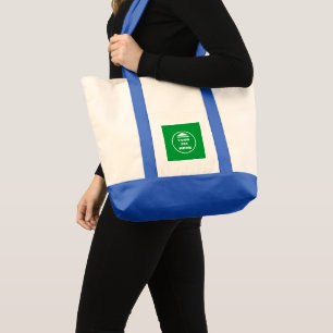 Impulse Tote Tasche - Bild hinzufügen - Blau