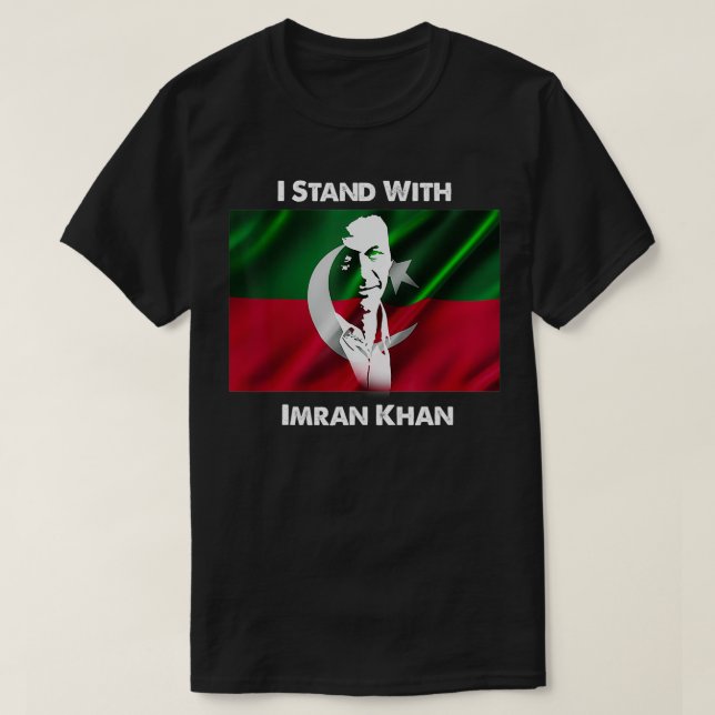 Imran Khan absolut nicht PTI Pakistan Premierminis T-Shirt (Design vorne)