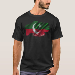 Imran Khan PTI Flaggenstaat Shirt Premierminister 