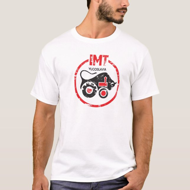 IMT Traktor Jugoslawien Vintag T-Shirt (Vorderseite)