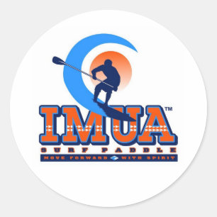 Imua Brandungs-Paddel - Aufkleber Hawaii