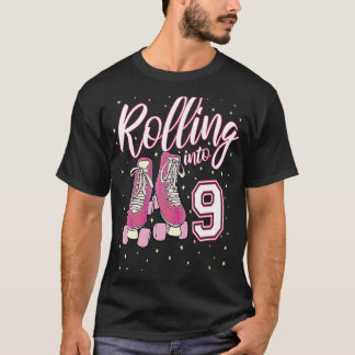 In 9 Jahre Gelassen Roll I'm Turn 9 Rolle T-Shirt