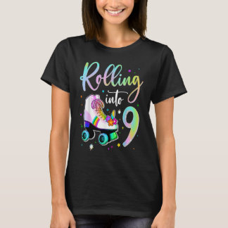 In 9 Jahre Gelassen Roll I'm Turn 9 Rolle T-Shirt