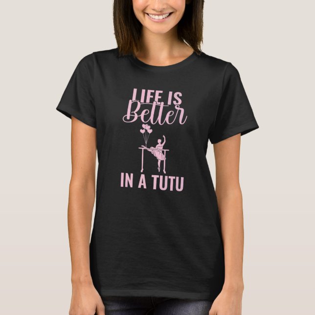 in a Tutu Dancing Ballet T-Shirt (Vorderseite)