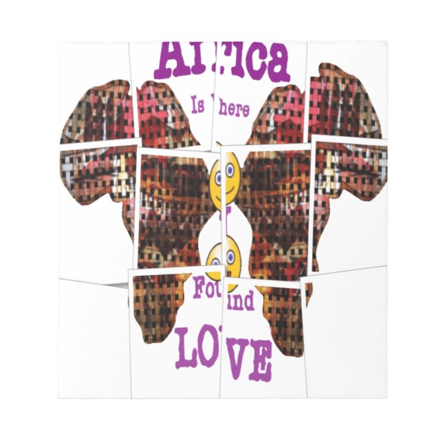 In Afrika habe ich Liebe gefunden Notizblock (Vorderseite)