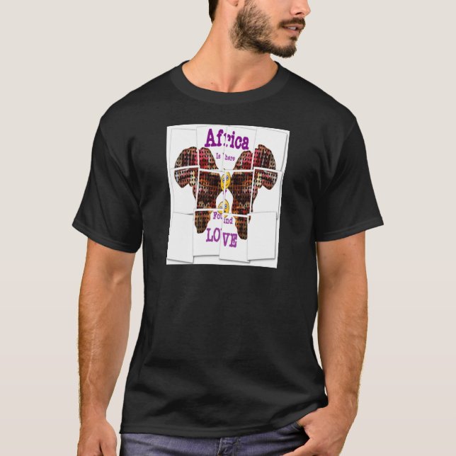 In Afrika habe ich Liebe gefunden T-Shirt (Vorderseite)