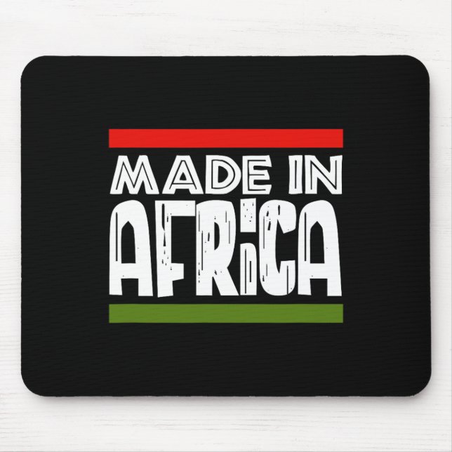In Afrika Schwarze Geschichte Afrikas Nachbar des  Mousepad (Vorne)