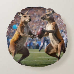 "In Aktion: Kangaroos spielt Aussie-Regeln Rundes Kissen