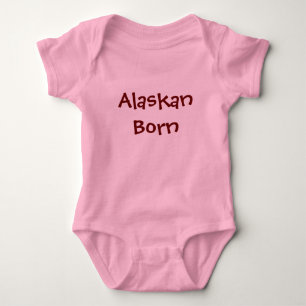 In Alaska geboren Baby Strampler