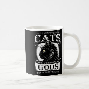 In alten Zeiten wurden Katzen als Götter-Haustier Kaffeetasse