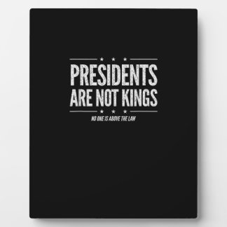 In America Presidents Are Not Kings Retro Classic Fotoplatte