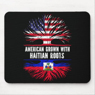 In Amerika gewachsen mit haitianischen Wurzeln USA Mousepad