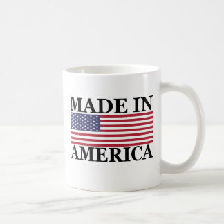 IN AMERIKA HERGESTELLT KAFFEETASSE