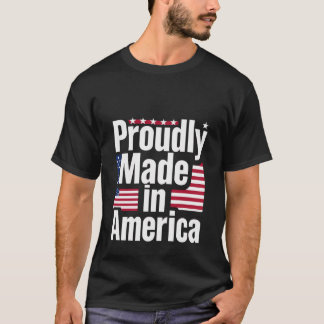 In Amerika hergestelltes T-Shirt mit amerikanische