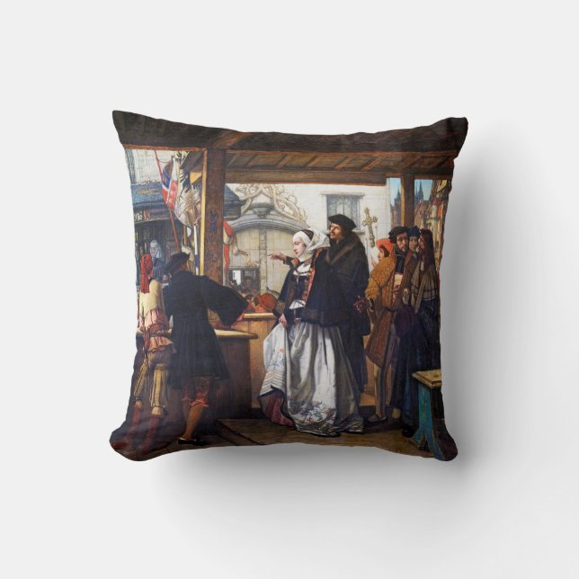 In Antwerpen (Belgien), Albrecht Durer Kissen (Vorderseite)