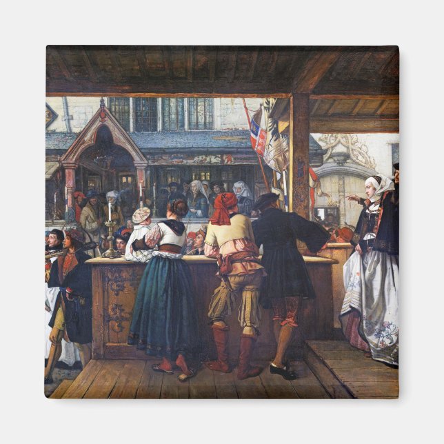 In Antwerpen (Belgien), Albrecht Durer Magnet (Vorne)