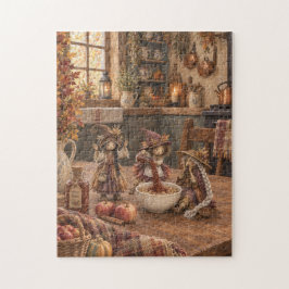 In Apfelmus-Jigsaw-Puzzle