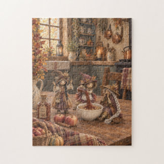 In Apfelmus-Jigsaw-Puzzle