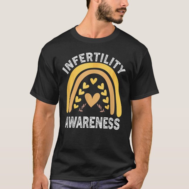 In April We Wear Orange Infertility Awareness T-Shirt (Vorderseite)