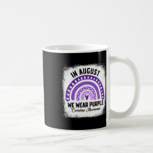 In August We Wear Purple Overdose Awareness Month Kaffeetasse
