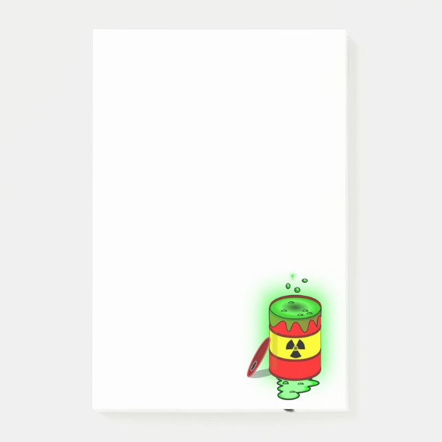 In Barrel of Toxic Waste Post-it Klebezettel (Vorderseite)