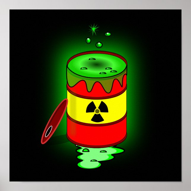 In Barrel of Toxic Waste Poster (Vorne)