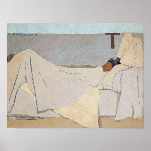in Bed Edouard Vuillard Poster