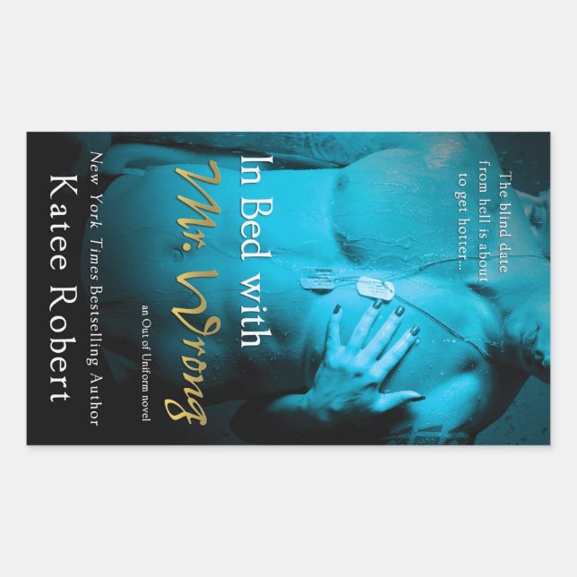In Bed with Mr. Wrong von Katee Robert Rechteckiger Aufkleber (Vorderseite)