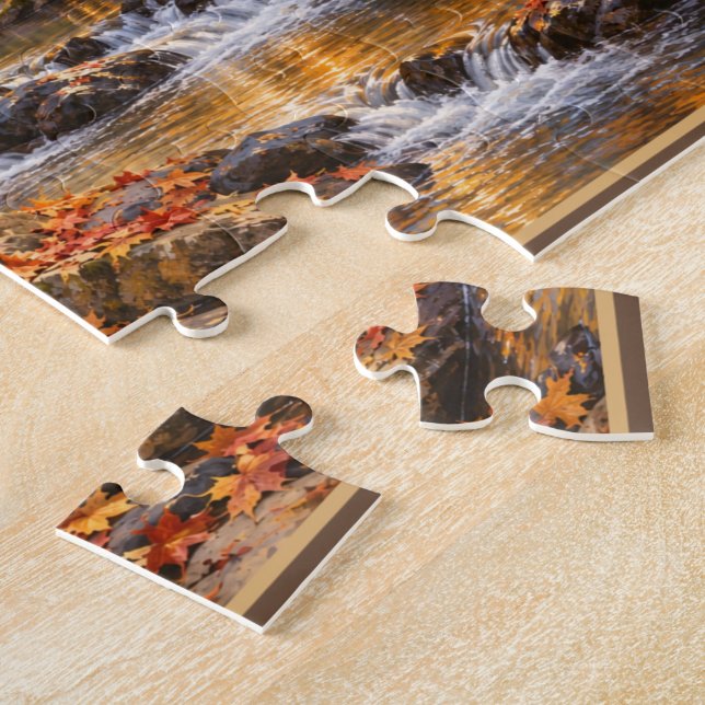 In Bernsteinwälder Herbststrom-Puzzle (Seite)