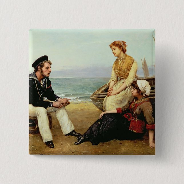 In Beziehung seiner Abenteuer, 1881 Button (Vorderseite)