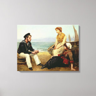 In Beziehung seiner Abenteuer, 1881 Leinwanddruck
