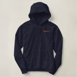 in Bitcoin investieren Bestickter Hoodie