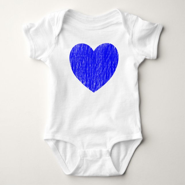 in blau gefangen baby strampler (Vorderseite)