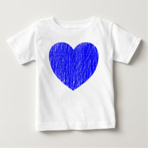 in blau gefangen baby t-shirt