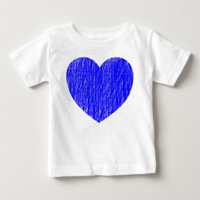 in blau gefangen baby t-shirt (Vorderseite)