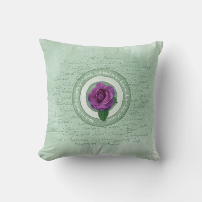 In Bloom Throw Pillow Kissen (Vorderseite)