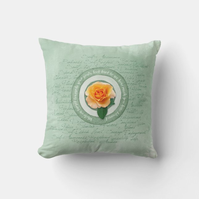 In Bloom Throw Pillow Kissen (Vorderseite)