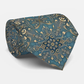 in blue krawatte