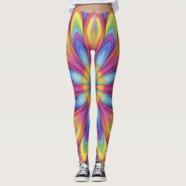 In Blüte Leggings (Vorderseite)