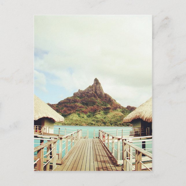 In Bora Bora Postkarte (Vorderseite)