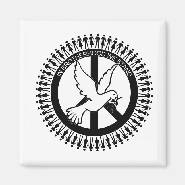 IN BROTHERHOOD STEHEN WIR MAGNET (Vorne)