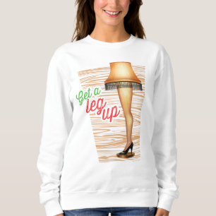 In Christmas Story Lamp Get a Leg   Up Sweatshirt