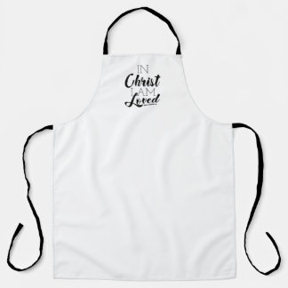 In Christus bin ich geliebte Schrift Versprechen C Schürze