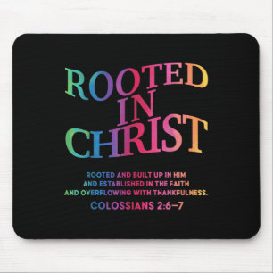 In Christus wurzelt König Christlich Jesus Kleinki Mousepad